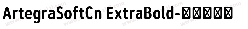 ArtegraSoftCn ExtraBold字体转换